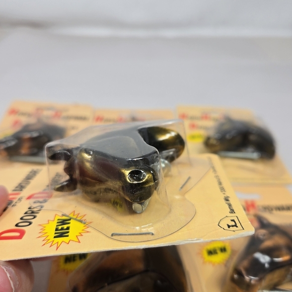 Vintage Brass Horse Head Hardware Drawers Pull Barn Rustic Fun Decorative - Picture 7 of 7